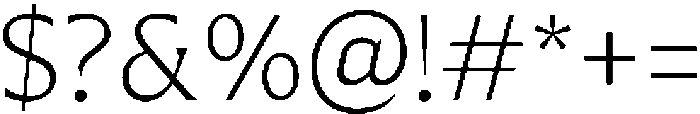 Preztik Extra Light otf (200) Font OTHER CHARS
