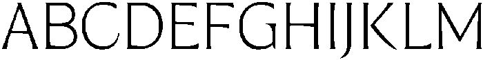 Preztik Extra Light otf (200) Font UPPERCASE