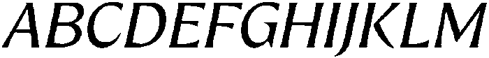 Preztik Italic otf (400) Font UPPERCASE