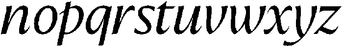 Preztik Italic otf (400) Font LOWERCASE