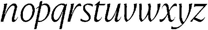 Preztik Light Italic otf (300) Font LOWERCASE