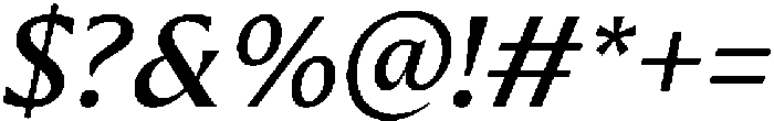 Preztik Medium Italic otf (500) Font OTHER CHARS
