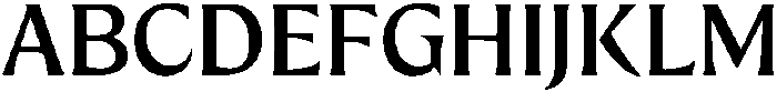 Preztik Medium otf (500) Font UPPERCASE