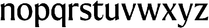Preztik Medium otf (500) Font LOWERCASE