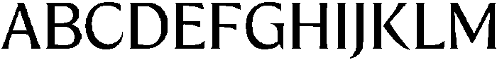 Preztik Regular otf (400) Font UPPERCASE