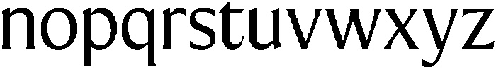 Preztik Regular otf (400) Font LOWERCASE