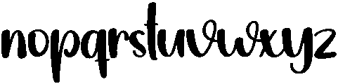 Pride Regular otf (400) Font LOWERCASE