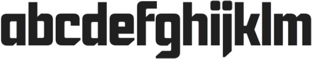 PrideRegular otf (400) Font LOWERCASE