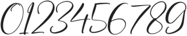 Prillia Italic otf (400) Font OTHER CHARS