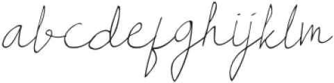 Prilyrose Regular otf (400) Font LOWERCASE