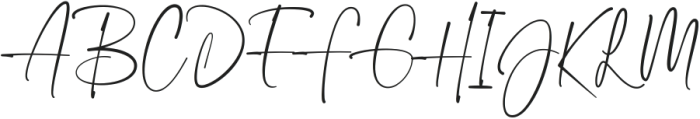 Primal Signature otf (400) Font UPPERCASE