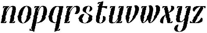 Primavello Italic otf (400) Font LOWERCASE