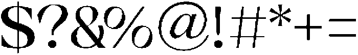 Prime Brand otf (400) Font OTHER CHARS