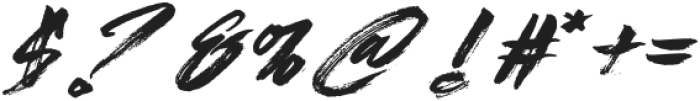 Prime Brush otf (400) Font OTHER CHARS