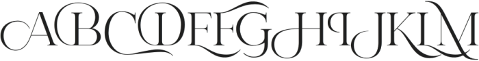 Primor Stylish Serif otf (400) Font UPPERCASE