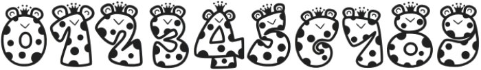 Prince Frog Alphabet otf (400) Font OTHER CHARS