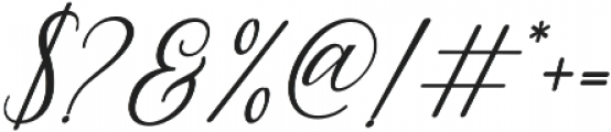 Princella Bold Slant Italic otf (700) Font OTHER CHARS