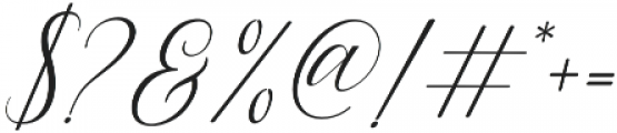Princella Slant Italic otf (400) Font OTHER CHARS