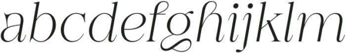 Princesa Alt ExtraLight Italic otf (200) Font LOWERCASE