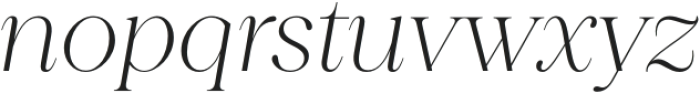 Princesa Alt ExtraLight Italic otf (200) Font LOWERCASE