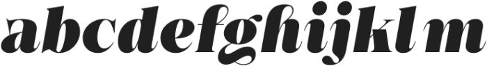 Princesa Alt Heavy Italic otf (800) Font LOWERCASE