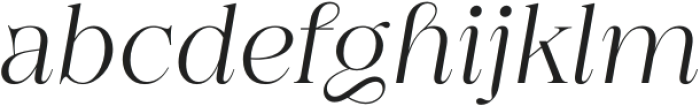 Princesa Alt Light Italic otf (300) Font LOWERCASE