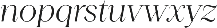 Princesa Alt Light Italic otf (300) Font LOWERCASE