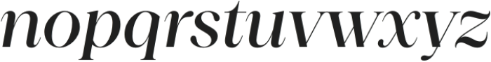 Princesa Alt Medium Italic otf (500) Font LOWERCASE