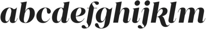 Princesa Bold Italic otf (700) Font LOWERCASE