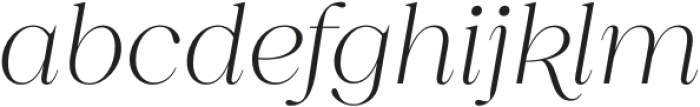 Princesa ExtraLight Italic otf (200) Font LOWERCASE