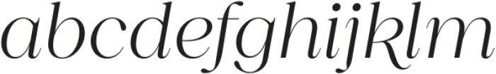 Princesa Light Italic otf (300) Font LOWERCASE