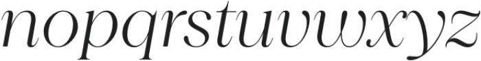 Princesa Light Italic otf (300) Font LOWERCASE