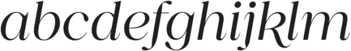 Princesa Regular Italic otf (400) Font LOWERCASE