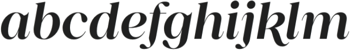 Princesa SemiBold Italic otf (600) Font LOWERCASE