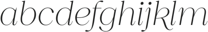 Princesa Thin Italic otf (100) Font LOWERCASE