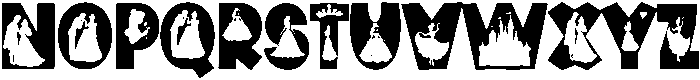 Princess Regular otf (400) Font UPPERCASE