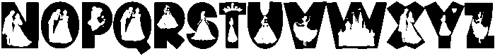 Princess Regular otf (400) Font LOWERCASE