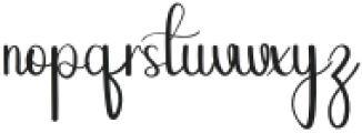 Princess Regular otf (400) Font LOWERCASE