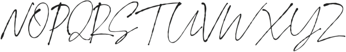 Princess Signature Regular otf (400) Font UPPERCASE