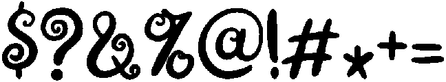 Princess otf (400) Font OTHER CHARS