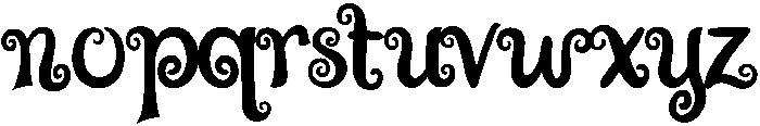 Princess otf (400) Font LOWERCASE