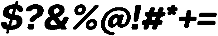 Principle Round Black Italic otf (900) Font OTHER CHARS