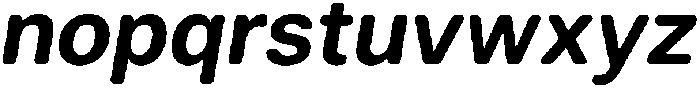 Principle Round Bold Italic otf (700) Font LOWERCASE