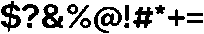 Principle Round Bold otf (700) Font OTHER CHARS