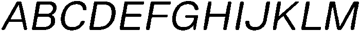 Principle Round Italic otf (400) Font UPPERCASE