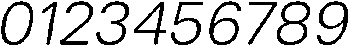 Principle Round Light Italic otf (300) Font OTHER CHARS