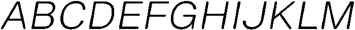 Principle Round Light Italic otf (300) Font UPPERCASE