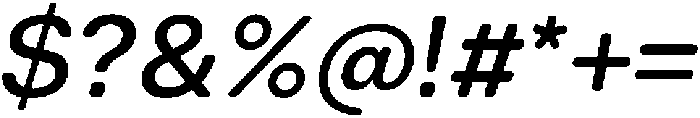 Principle Round Medium Italic otf (500) Font OTHER CHARS