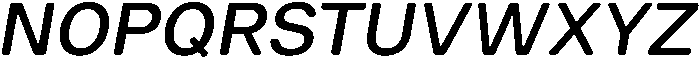 Principle Round Medium Italic otf (500) Font UPPERCASE