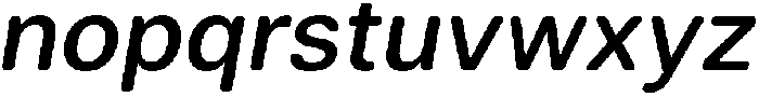 Principle Round Medium Italic otf (500) Font LOWERCASE
